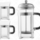 Chef’s Star 34oz. French Coffee Press with Two Cups, $17